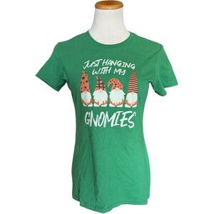 Brand New Just Hanging with my Gnomies Graphic Tee Shirt - Sz S